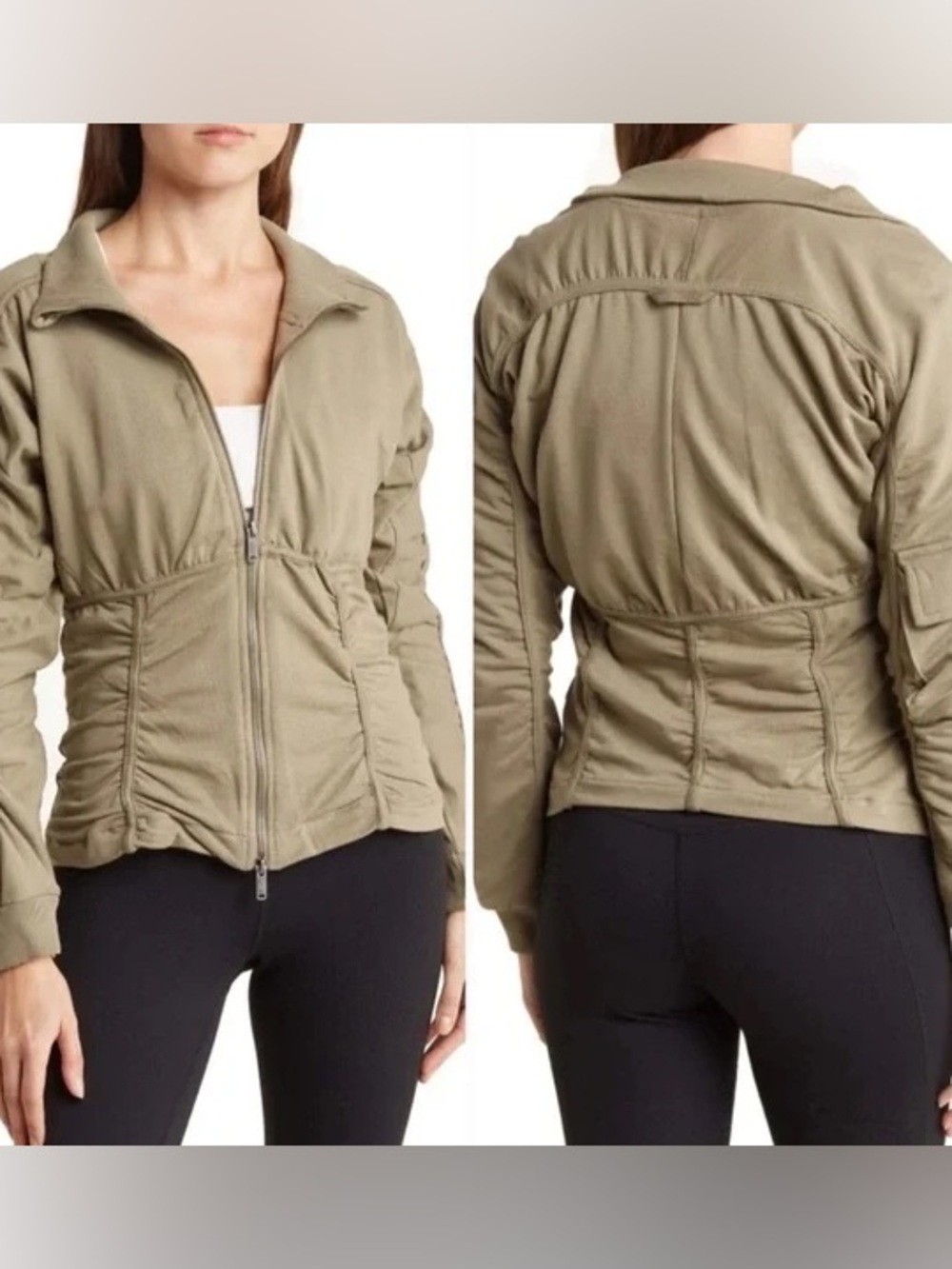 NWT | Free People Ruched Utility Jacket